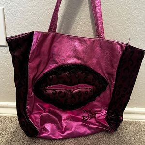 Pink Leopard Betsy Johnson Bag